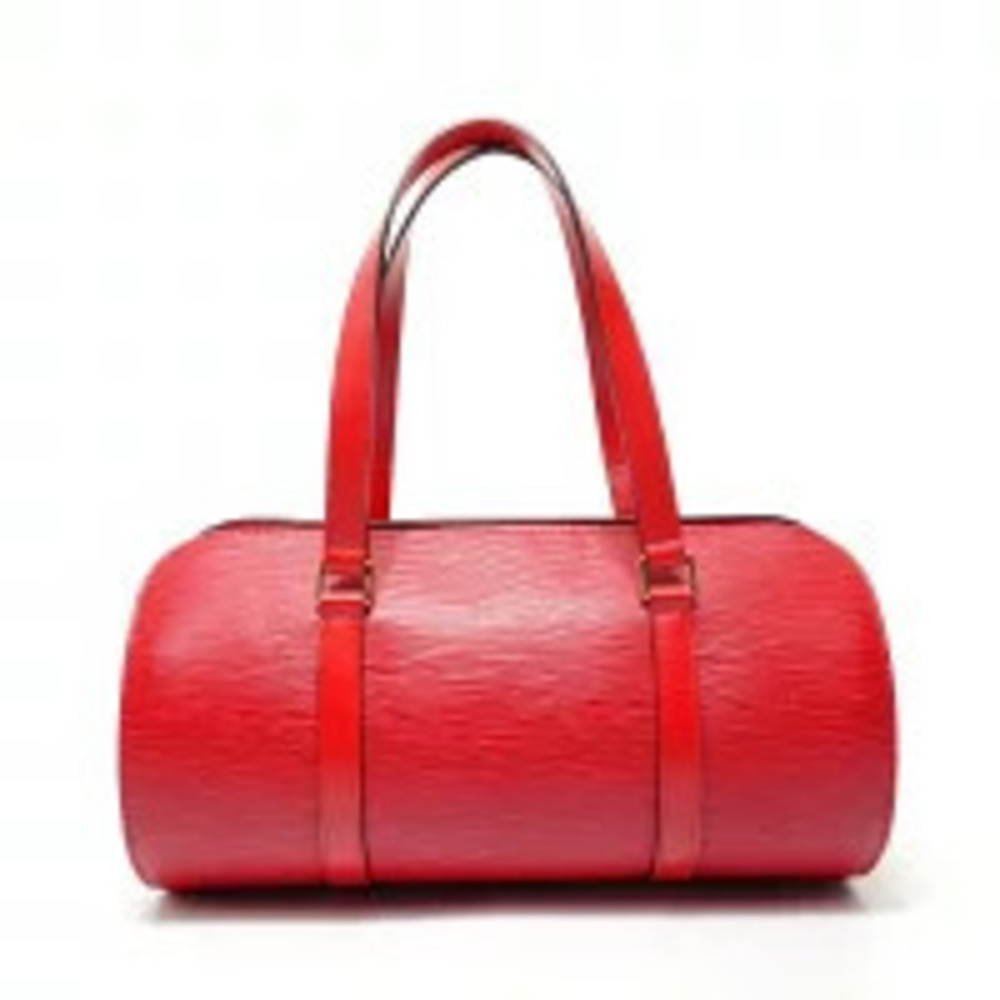 Louis Vuitton Epi Soufflot Shoulder Bag Red